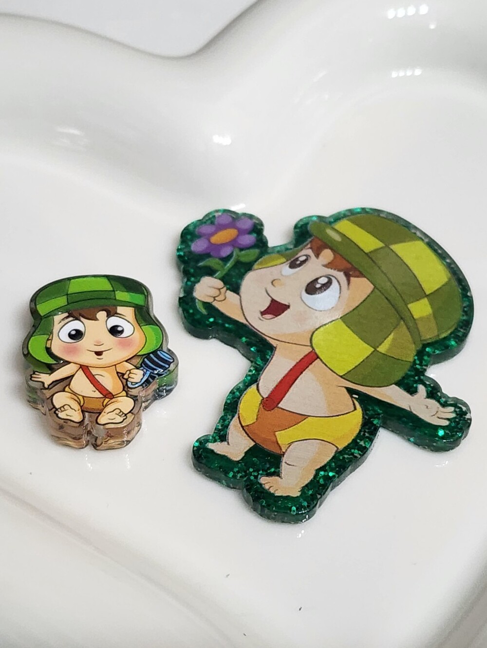 Chaves Flatback Focal Bead Spanish Keychain Magnet Crafts Flats Bag Clip‎ Planar